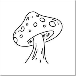 mushroom Posters and Art